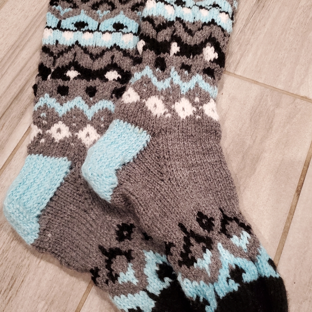 Handmade knee high socks